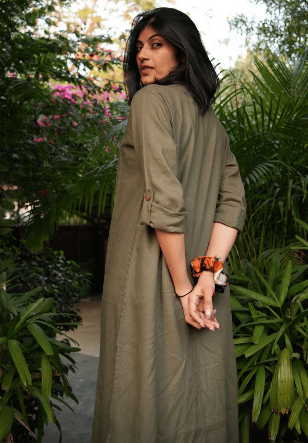 The Everyday Olive Dress