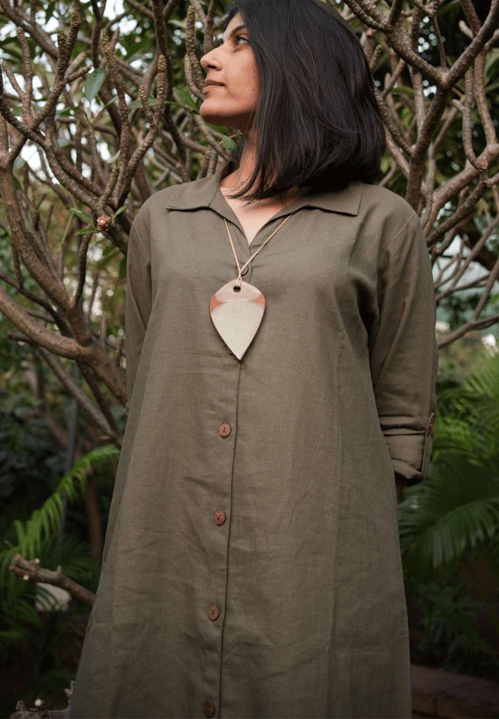 The Everyday Olive Dress