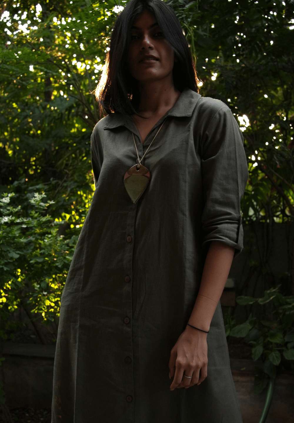 The Everyday Olive Dress