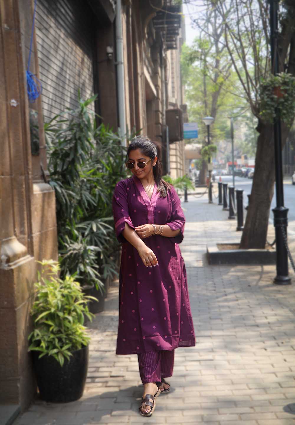 Purple - Kurta Set
