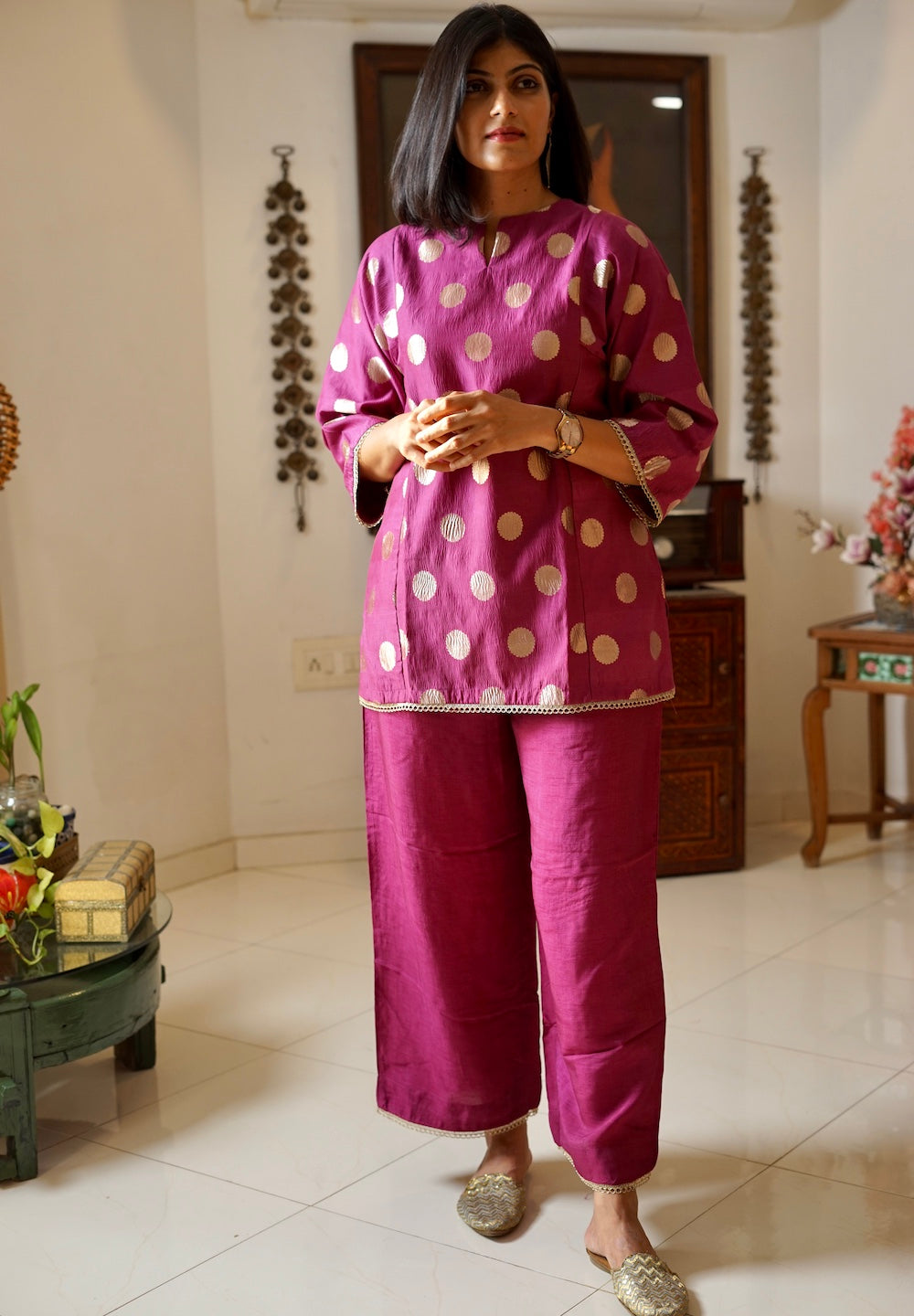 Sitare - Magenta Coord Set
