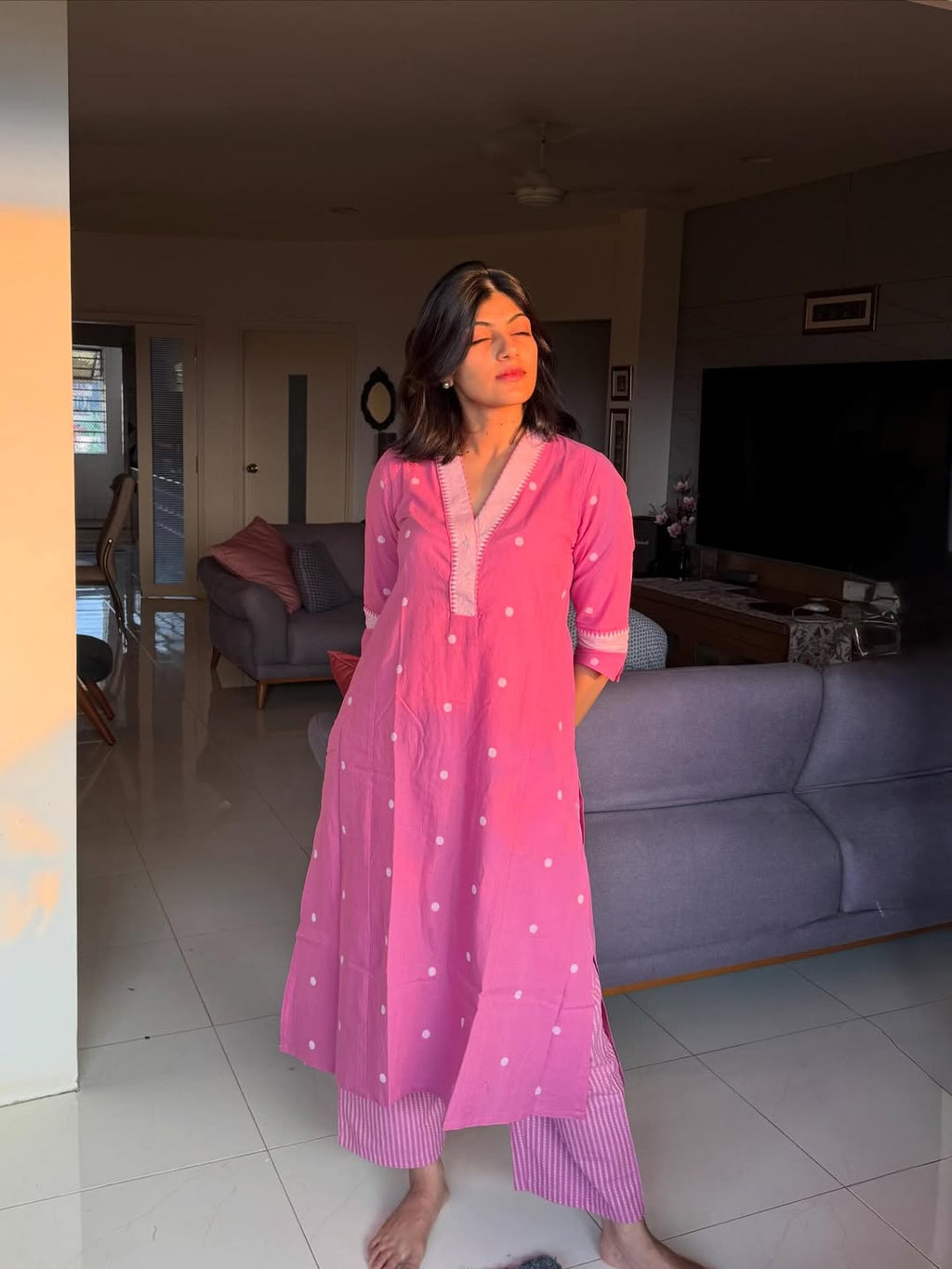 Gulabi Soft - Kurta Set