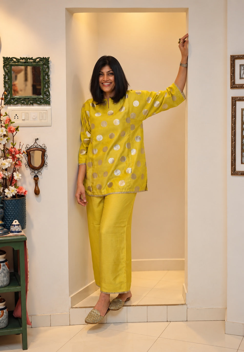 Sitare - Lemon Yellow Coord Set