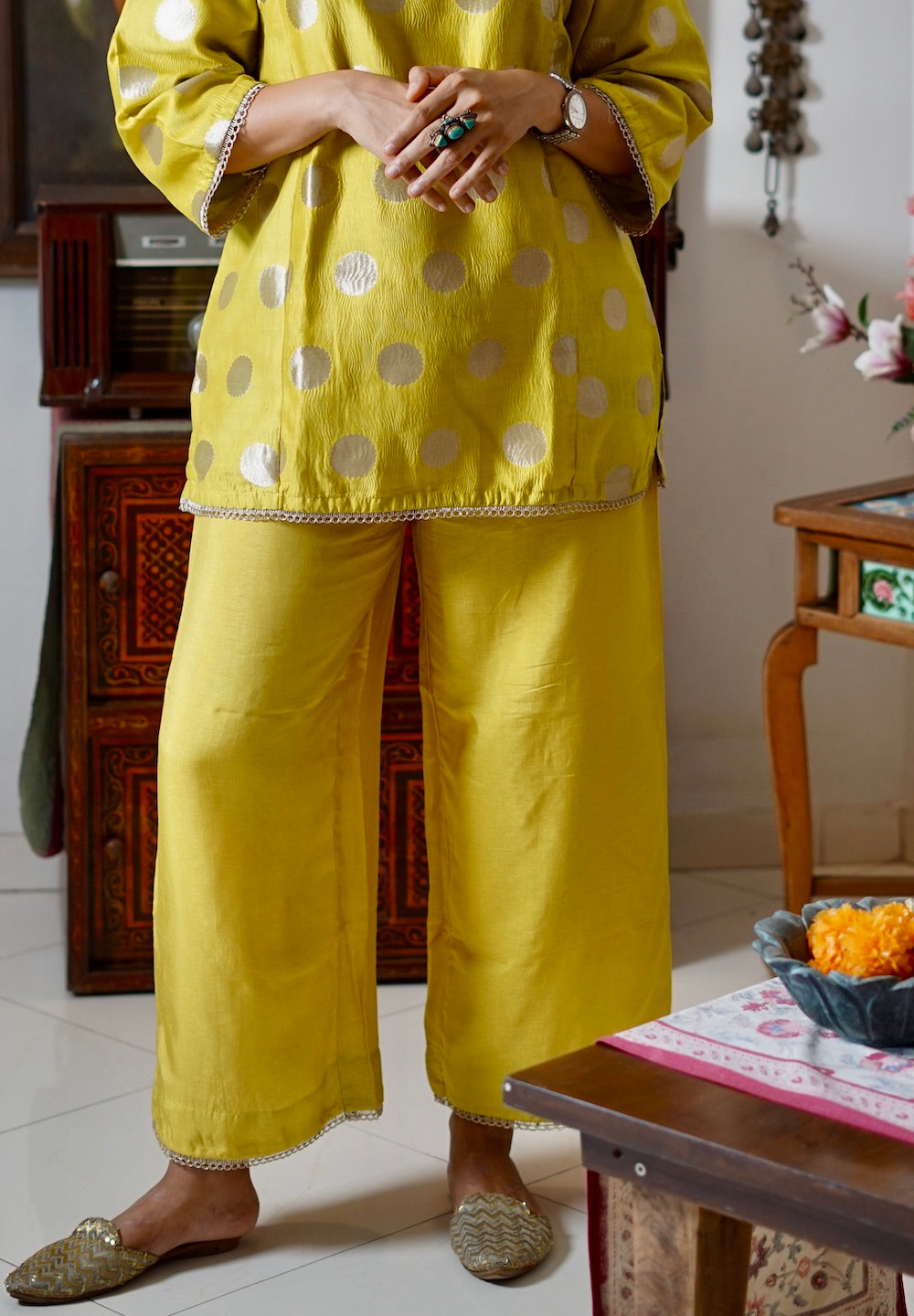 Sitare - Lemon Yellow Coord Set
