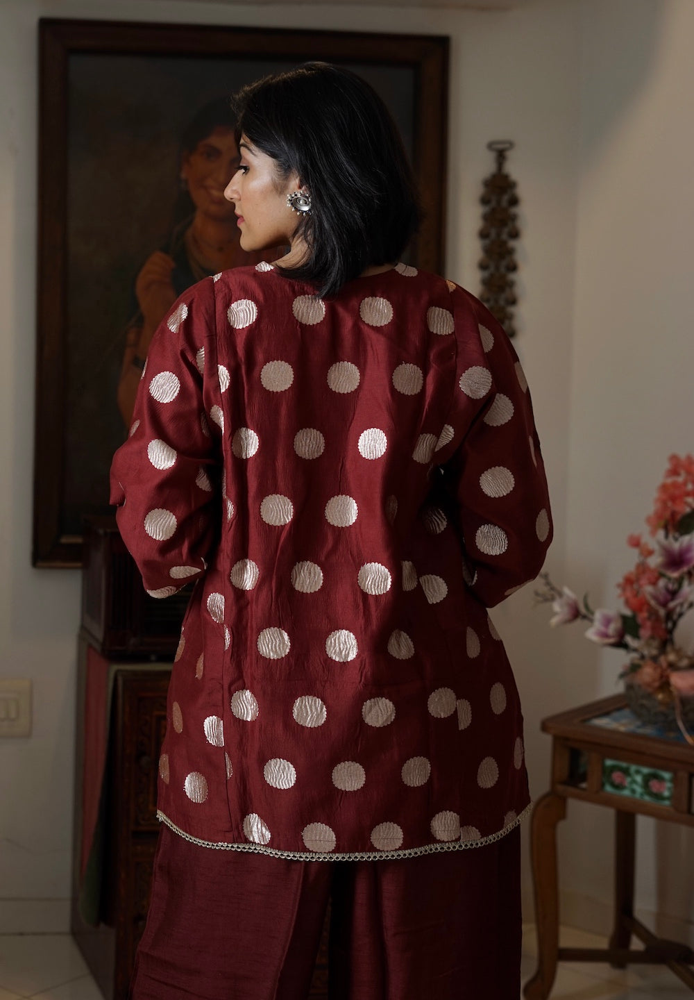 Sitare - Deep Maroon Coord Set